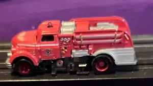 Tyco FireDasher truck,hoslotcar metal,TCRchassisW/guidePin,custom - Picture 1 of 9