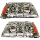 Headlight Set For 2003-2005 Lincoln Aviator Left and Right HID With Bulb 2Pc