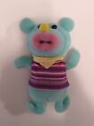 Fisher Price SING A MA JIG Plush Mint Green Teal Striped Shirt Tested & Works