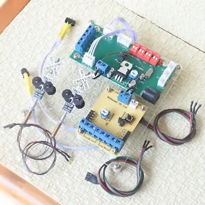 1 set crossing signals + automatic IR sensors controller flash by train detector - Picture 1 of 8