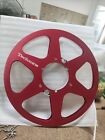 One Pair Red Technics 10.5'' 1/4'' tape reel For Reel To ReeL Tape Recorder