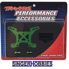 Traxxas 6739G Shock tower front 7075-T6 aluminum Green-anodized Rustler NEW TRA1