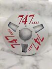 AKAI 747 Silvery Tape Reel One Pair Metal Aluminum Take Up Reel For 10.5'' R2R