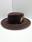 Vintage New York Hat Co Brown Wool Felt Fedora size Large 