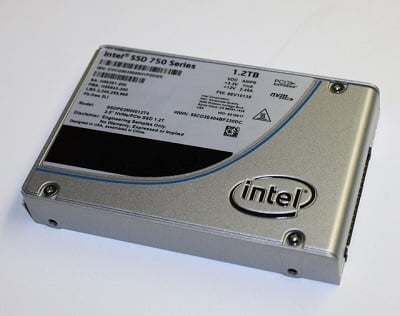 Intel SSD 750 Series (Lying Down)