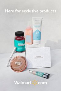 Shop New and Exclusive Products and Beauty at Walmart.com including Highlighters, Hydrating Face Mists, Sunscreens, Beauty Gummies, Eye Shadow Palettes, Lash Serums, and Bronzers.