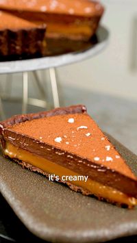 This Salted Caramel Chocolate Tart has a chocolate shortcrust base, with a velvety smooth salted caramel, and finally a rich chocolate ganache. This make for a perfect Christmas dessert to wow at any party. My favourite way to serve this chocolate tart is with a shot of espresso to sip on alongside.