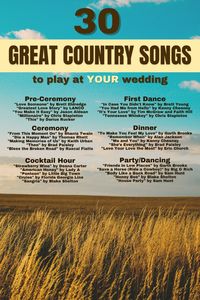 Planning the perfect wedding and need the best country songs for your special day? Discover our ultimate playlist of romantic country wedding songs! From heartfelt ballads to toe-tapping tunes, we've got everything you need to set the mood. Featuring hits from artists like Luke Bryan, Carrie Underwood, and Blake Shelton, this list has the perfect blend of love songs for every moment of your celebration. Ideal for your first dance, father-daughter dance, or the last song of the night, these country classics will make your wedding unforgettable. Save this pin for the ultimate guide to wedding music for country-loving couples! #CountryWedding #WeddingSongs #CountryMusic #FirstDanceSongs #WeddingPlaylist #RomanticSongs #CountryLoveSongs #WeddingPlanning #CountryCouple #BrideAndGroom #Wedding