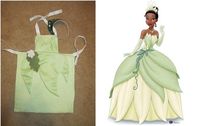 Tiana princess and the frog child's dress up apron