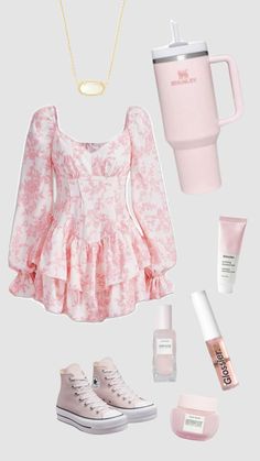 #xoxo_addyyyy #preppy #jesus Cute Outfits Preppy Girly, Preppy Summer Outfits Dresses, Preppy Dress Outfits, Preppy Pink Outfits, Preppy Dress, Preppy Summer Dress, Preppy Christmas Outfit