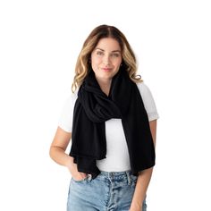 PRICES MAY VARY. DESIGNED FOR TRAVEL, MADE FOR EVERYDAY LIFE: Our Travel Scarves designed to be your extra comfy layer for plane travel, but it’s made so you can use it every day! From brunch dates to looking sophisticated on a zoom call, it’s the layer you’ll always find yourself reaching for. 20+ WAYS TO STYLE AND WEAR: Our how to style guide walks you through our 20 favorite ways to wear your new favorite accessory. Even better, our customers keep finding new styles for their Travel Scarves. Casual Warm Black Scarf, Casual Black Warm Scarves, Casual Black Cotton Scarf, Affordable Black Winter Scarves, Black Cotton Winter Scarf, Travel Scarf, Zoom Call, Scarf Design, Womens Scarves