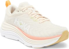 HOKA Gaviota 5 Running Shoe (Women) | Nordstrom Cute Hoka Shoes, Hokas Outfit, Hoka Shoes Woman, Cute Tennis Shoes, Cute Running Shoes, Womens Workout Shoes, Pretty Sneakers, Shoes For School, Back To School Shoes