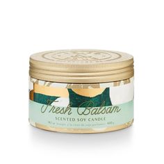 DescriptionThe Tried + True Fresh Balsam Large Tin Candle features: Notes of nutmeg, cedarwood, and amber 30 hours of burn time Wick Count: 3 Vegan Cruelty-free Plant-based wax Designed and manufactured in the USA Size3.3 x 3.3 inches Mulled Cider, Tin Candle, Small Tins, Garden Candles, Puzzles Gifts, Tin Candles, Cream Lotion, Bird Garden, Scented Soy Candles