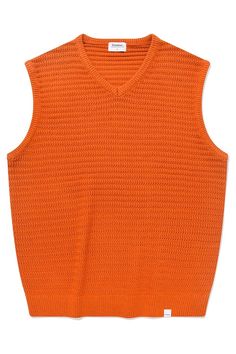 Winter Orange Sleeveless Vest, Orange Sleeveless Winter Vest, Casual Orange Cotton Vest, Casual Orange Sleeveless Sweater Vest, Orange Sleeveless Top For Winter, Spring Orange Cotton Vest, Vests For Women, Shopping Website, Vest Fashion