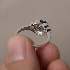 This is a gorgeous handmade creation. Its beauty is its simplicity & Elegance. The 6*6 mm heart cut faceted real London blue topaz is crafted in solid sterling silver and with rhodium plated. All item is sent in a beautiful gift box If you have any idea of design your ring,pls contact me directly. You can realize more lovely stuff clicking the link https://www.etsy.com/shop/knightjewelry?refshopsection_shophome_leftnav Please leave the correct address and you phone number for delivering succ Heart Cut Blue Topaz Ring As A Gift, Heart Cut Blue Topaz Ring For Gift, Gift Heart Cut Blue Topaz Rings, Sterling Silver Heart Cut Topaz Promise Ring, Blue Topaz Heart Cut Promise Ring, Sapphire Heart Cut Ring For Promise, Heart-shaped Topaz Promise Ring, Heart Cut Topaz Gemstone Ring For Promise, Heart Cut Blue Topaz Rings For Anniversary