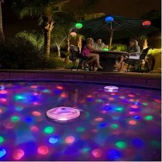 Feature: 1. 2. Can float on the bathtub or swimming pool. 3. 5 Modes, colorful led, Five different color-changing light shows. 4.how to use: Press the button once to turn on, hold for 3 seconds to turn off 5.Scope of application: suitable for parties, living rooms, bathrooms, bathtubs, swimming pools, fountain pools, bars, etc. Specification: Material: Plastic Color: White Power: 0.1W Waterproof: Rated IP67 Powered: 3*AAA Battery (Battery Not Included) Size:As pictures show(1 inch = 2.54cm) 5 Mo Floating Underwater, Led Disco Lights, Tub Lighting, Floating Pool Lights, Underwater Led Lights, Spa Jacuzzi, Led Pool Lighting, Fountain Lights, Spa Lighting