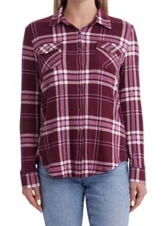 Our best seller is back and better than ever! Our Como Vintage rib knit plaid is now a staple that you can never get enough of. This super soft brushed rib offers a cozy hand feel, two chest pockets with functional buttons for easy closure and a roll tab to adjust the length of the sleeve to three quarter or elbow. We are offering in multiple colors, perfect updates to the fall season. Long Sleeve with roll tab for easy sleeve length adjustment Full button front with collar Two chest pockets wit Knit Plaid, Tractor Supply, Fall Season, Plaid Shirt, Shirt Outfit, Three Quarter, Tractor, Shirt Shop, The Fall