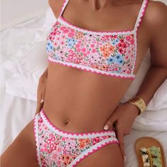 Feel Beautiful And Stylish In Our Swim Collection. Ships In 5-10 Business Days Tags: #Beach #Swimsuit #Bikini #Trianglebikini #Coverup #Vacation #Swim #Sexy #Cute #Bestseller #Poshmark #Sun #Summer #Bikiniset #Set #Trendy Trending Bathing Suits 2025, Swim Suits Two Piece, Cute Colorful Summer Bikinis, Cute Preppy Bathing Suits, Cute Affordable Swimwear, Swimsuits For Vacation, Spring Break Bathing Suits, Cute Shein Bikinis, Full Coverage Bikinis Cute