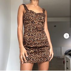 Reposhing This Item I Purchased From @Mchayban. Loved It, But Ready To Rotate For Something New. Questions? Leave A Comment Below! Leopard Print Flirty Mini Dress, Flirty Mini Dress Leopard Print, Flirty Mini Length Leopard Print Dress, Fitted Brown Cotton Mini Dress, Trendy Fitted Leopard Print Mini Dress, Trendy Leopard Print Mini Dress, Flirty Fitted Brown Mini Dress, Zara Brown Mini Dress For Day Out, Brown Fitted Dress For Day Out