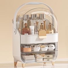 PRICES MAY VARY. 🎁【Extra Large Storage Space】3 tiers are designed to be able to store enough stuff. Keeps everything organized. This skincare organizer is tall enough to hold 15 tall bottles of skincare perfectly. This Anylady vanity organizer can also hold lipsticks, eyeshadows, brushes, jewellery, perfume and 30 other small beauty items. 🎁【Prevents Dust and Transparent 】Keeps dust and pet hair out of brushes and makeup. Keep clean and tidy. This bathroom organizer has a transparent appearanc Skincare Holder, Dresser Countertop, Makeup Organizer Countertop, Bathroom Counter Organizer, Bathroom Organization Countertop, Skincare Organizer, Counter Organizer, Bathroom Counter Organization, Vanity Organizer