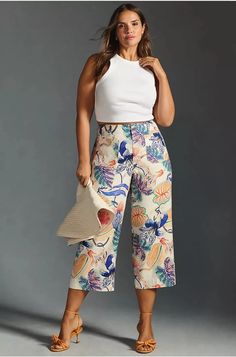 25 Best Plus-Size Clothing Brands (2023) - Parade: Entertainment, Recipes, Health, Life, Holidays Sarah Gordon, Paisley Pants, Wide Leg Romper, Yellow Pants, Striped Wide Leg Pants, Wide Leg Palazzo Pants, Cropped Pants Women, Cropped Wide Leg Pants, Slow Fashion Brands