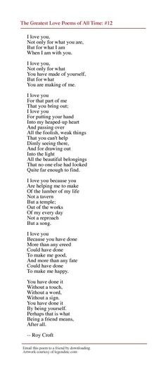 the greatest love poem of all time vol 2