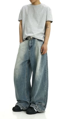 Baggy Jeans Outfit, Tomboy Outfits, Baggy Jeans, Fitness Inspo, Jean Outfits, Aesthetic Clothes, Cool Outfits