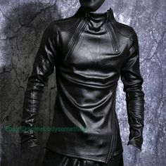 Mens Faux Leather Slim Fit Casual Long Sleeve Pullover Color:Black Size:M-3XL Material:Faux Leather       Payment 1. Payment must be made within 7 days of auction closing (Unpaid dispute will automatically open when item is not paid in 7 days). 2. PLEASE NOTE: SHIPPING&HANDING DOES NOT INCLUDE DUTIES, LOCATL TAXES OR ANY OTHER IMPORTATION FEES. 3. Please list your special requests (color, packages, value of declaration, etc.) in the EBAY NOTES SECTION when you make payment Shipping 1. We Ship to Fall Cosplay Long Sleeve Tops, Edgy Winter Club Tops, Edgy Club Tops For Winter, Punk Style Winter Tops For Alternative Fashion, Winter Concert Long Sleeve Tops, Fitted Winter Tops For Cosplay, Winter Punk Tops For Cosplay, Punk Style Tops For Winter Cosplay, Punk Style Winter Tops For Cosplay