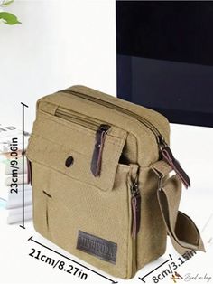 Bird in Bag - Timeless Travel Companion A Stylish Bag With Multiple Pockets Portable Beige Shoulder Bag Backpack, Beige Portable Backpack Shoulder Bag, Casual Square Shoulder Bag With Removable Pouch, Casual Portable Square Bag, Casual Portable Canvas Satchel Bag, Casual Square Portable Shoulder Bag, Casual Canvas Satchel Bag, Casual Shoulder Bag Backpack Style, Casual Square Shoulder Bag Portable