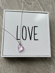 Gorgeous Swarovski heart pendant necklace comes in various sizes and colours. Danty elegant gift for her, wife, girlfriend, love, mom, friend and sweetheart. Valentine's Day gift , wedding gift , birthday gift , anniversary gift, sister friend mom gifts Purple Heart Necklace For Valentine's Day Gift, Pink Heart Necklace With Birthstone Gift, Pink Heart Necklace With Birthstone For Mother's Day, Pink Birthstone Heart Necklace As Gift, Pink Birthstone Heart Pendant Necklace, Purple Heart Cut Necklace For Gift, Purple Necklace As Valentine's Day Gift, Pink Double Heart Necklace Gift, Pink Double Heart Necklace As Gift