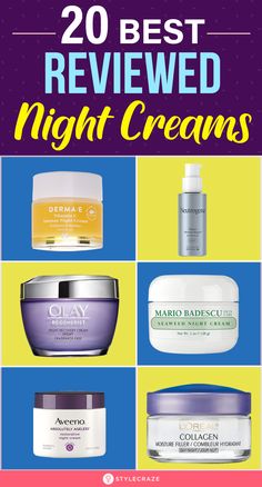 Glow Cream For Face, Best Night Time Moisturizer, Wrinkle Creams That Work, Best Night Cream For 40s Anti Aging, Best Face Cream For Glowing Skin, Best Face Cream For Daily Use, Best Cream For Face, Drugstore Night Cream, Night Cream For Oily Skin