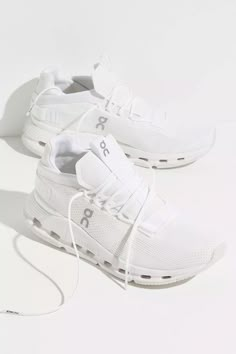 On Cloudnova Sneakers | Free People On Cloudnova, White White, White Pearl, All White, Boho Outfits, Free People, Everyday Wear, Shoe Accessories, Lace Up