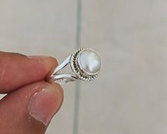 Hey, I found this really awesome Etsy listing at https://www.etsy.com/listing/618415037/pearl-ring-handmade-ring-925-sterling White Pearl Ring Stamped 925, Handmade White Pearl Promise Ring, Handmade White Pearl Ring For Anniversary, Handmade Pearl Ring For Anniversary, Handmade Dainty Pearl Ring, Handmade Classic Pearl Ring As A Gift, Handmade Classic Pearl Ring As Gift, Handmade Classic Pearl Ring For Gift, Unique White Pearl Sterling Silver Ring