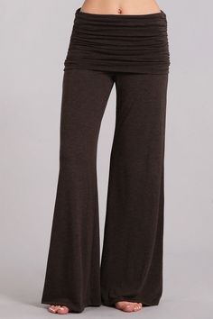 Step out in style with these sassy yet cozy lounge pants, perfect for your next adventure. Featuring a ruched fold-over waist and a 32" inseam, these pants are made with a mix of Poly, Acrylic, Rayon, and Spandex for ultimate comfort and stretch. Proudly made in the USA! Great Resort Wear! Stay Sexy! Natural Essence Style, Folded Pants, Fold Over Pants, Funky Clothes, Comfy Travel, Girl Shopping, Comfy Lounge, Glute Workout, Cozy Lounge