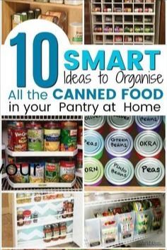 Organizing Canned Goods In Pantry, Deep Pantry, Food Pantry Organizing