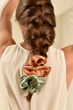 Elevate your hairstyle with our adorable and trendy scrunchies! Made from soft, high-quality fabrics, these scrunchies are perfect for adding a pop of color or a fun pattern to your look. Whether you're going for a casual messy bun, a sleek ponytail, or just looking for a cute accessory on your wrist, our scrunchies are the perfect blend of fashion and function. Gentle on your hair and designed to prevent breakage, they’re a must-have for any style enthusiast. Hair Accessories Ponytail, Charmeuse Fabric, Claw Hair Clips, Your Hairstyle, Easy Hair, Sleek Ponytail, Hair Sale, Body Brushing