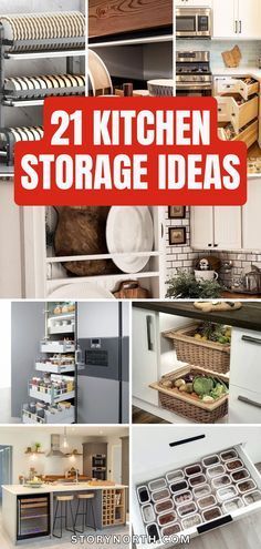 kitchen storage ideas that are great for small spaces