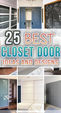 the 25 best closet door ideas and designs to try out in your home or office