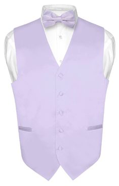 a man wearing a purple vest and bow tie