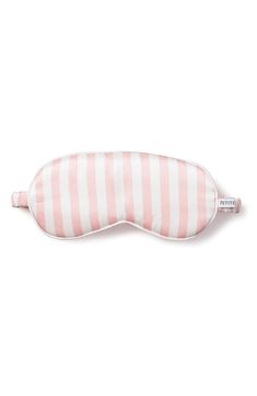 This pillowy eye mask sewn from luxurious silk blocks light to promote restful shut-eye. Elasticized strap 100% silk Hand wash, dry flat Imported Luxury Sleepwear, Silk Sleep Mask, Stripe Silk, Beauty Gift Sets, Shoe Size Conversion, Classic Pattern, Sleep Mask, Christmas Wishlist, Pink Stripes