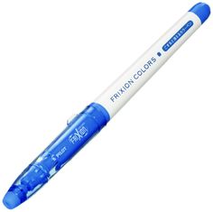 a blue and white pen with the words fixcolors on it's tip