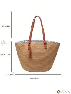 Bird in Bag - 2024 Spring/Summer Collection: Stylish Woven Womens Bag with Ample Storage Space - Ideal for Office and Leisure - Premium Vacation Tote and Shoulder Bag Summer Bags For Daily Use With Double Handle, Summer Bags With Double Handles For Daily Use, Summer Bags With Double Handle For Daily Use, Chic Canvas Bag With Adjustable Strap For Beach, White Large Capacity Bag For Summer, Summer Large Capacity Shoulder Bags, Summer Bag With Adjustable Strap For Daily Use, Summer Shopping Bag With Double Handle, Summer Canvas Shoulder Bag With Handles