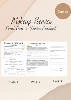 Editable Makeup Contract Template,Freelance Makeup Artist Contract,Makeup Artist,Makeup Contract Template, Cosmetology CANVA TEMPLATE , MUA Makeup Artist Contract, Makeup Contract, Freelance Makeup Artist Business, Makeup Artist Website, Makeup Artist Portfolio, Makeup Artist Makeup, Makeup Artist Kit, Artist Makeup, Makeup Artist Business