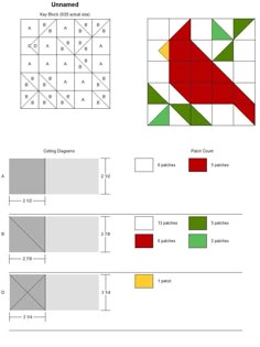 an image of different colored shapes and sizes for quilting or paper workbook pages