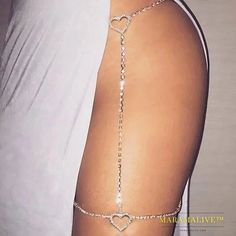 Sexy Rhinestone Heart Leg Thigh Chain Jewelry for Women Shining Crystal Thigh Waist Chain Harness Body Accessories Thigh Chain Jewelry, Jóias Body Chains, Thigh Jewelry, Leg Jewelry, Thigh Chain, Leg Chain, Body Chains, Belly Jewelry, Belly Chain