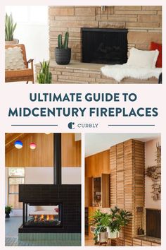 the ultimate guide to mid century fireplaces