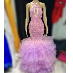 Pink Sleeveless Mermaid Evening Dress, Pink Backless Evening Dress For Prom, Pink Sleeveless Ball Gown For Party, Sleeveless Pink Ball Gown For Prom, Sleeveless Pink Ball Gown For Parties, Pink Dress Style Ball Gown For Prom Season, Pink Maxi Dress For Prom, Pink Gown With Fitted Bodice For Prom Season, Mermaid Hem Dress For Prom Season Banquet