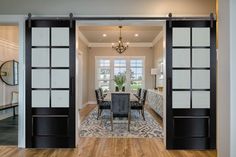 Grandeur Double Barn Door | Rustica Barn Door Office, Home Office Door Ideas, Loft Doors, Sliding Door Room Dividers, Home Office Doors, Sliding Glass Barn Doors, Garage To Living Space, Building A Porch, Divider Design