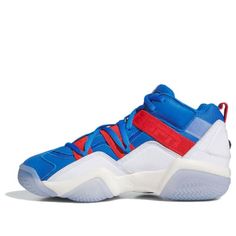 adidas ESPN x Top Ten 2000 'Blue Red' IG3748 Shoe Concept, Adidas Tops, Top Ten, Sneakers Fashion, Adidas, Sneakers, Red, Blue