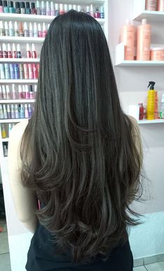 Extra Layers Haircuts, Deep Layer Haircut For Long Hair, Deep Layers Haircut, U Haircut For Long Hair With Layers, Layers For Really Long Hair, Long Hair U Shape Cut, Deep U Haircut Long Hair, Deep V Haircut Long Hair, Long V Shaped Layered Hair